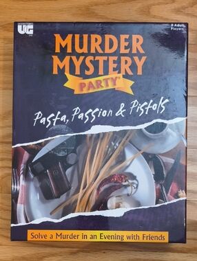 University Games Murder Mystery Party: Pasta, Passion & Pistols Game NWT